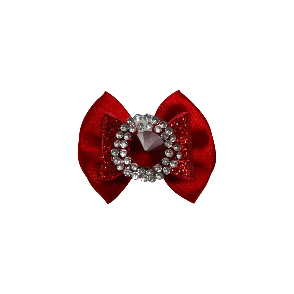 Laço-Médio-Red-Glitter